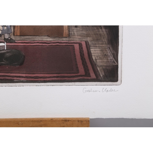 417 - A set of four Graham Clarke signed limited edition Christmas Eve series prints, 