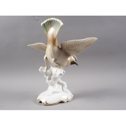 1 - A Bavarian porcelain model of a 