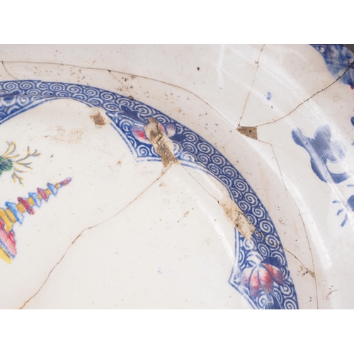 34 - A Copeland & Garrett late Spode part combination service with Oriental landscape decoration (ext... 