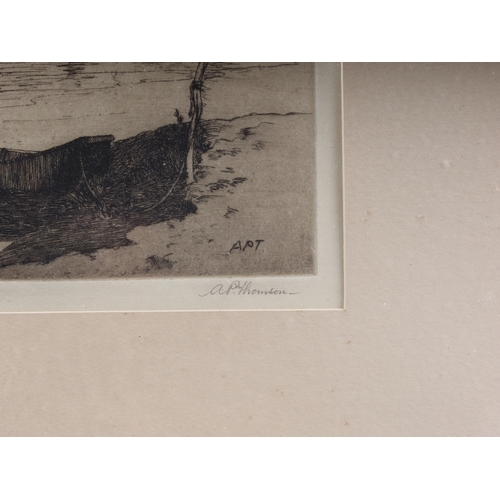 420 - A P Thomson: a signed etching, 