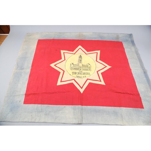 220 - A 1932-33 Salvation Army torchbearer's flag