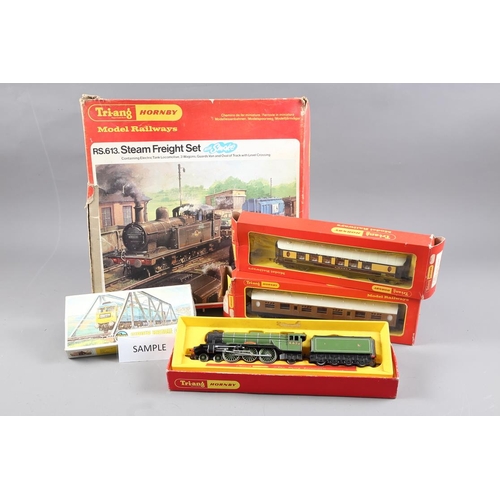 234 - A quantity of Hornby '00' gauge railway accessories, including a Flying Scotsman locomotive and tend... 