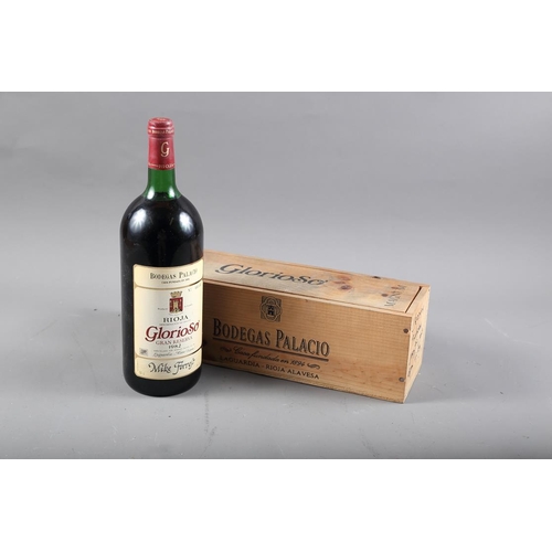 274 - A Magnum bottle of Glorioso 1982 Gran Reserva Rioja, in wooden slip box