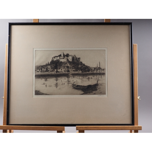 326 - A P Thomson: a signed etching, 