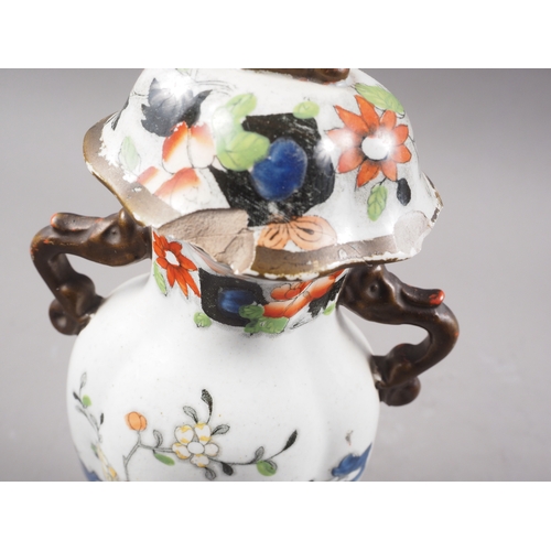 61 - A Chinese porcelain blue and white cylinder vase, 10