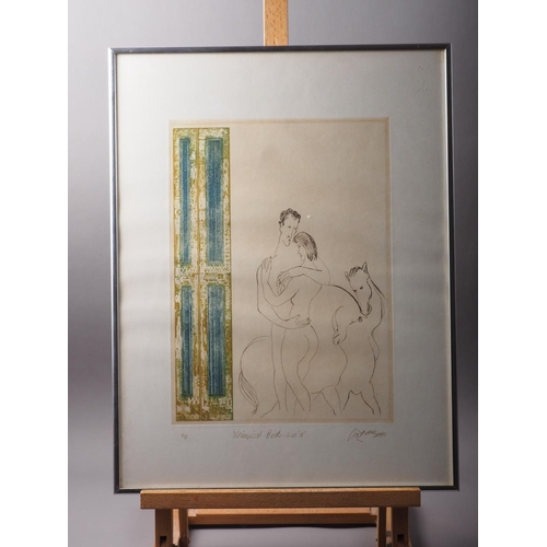 345 - A R Haynes: a signed limited edition etching, 