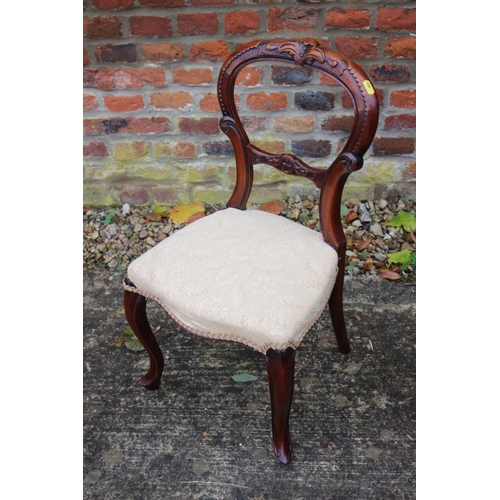 516 - A child's mahogany loop back chair