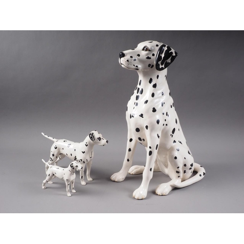 7 - A Beswick model Dalmatian dog, 13 5/8