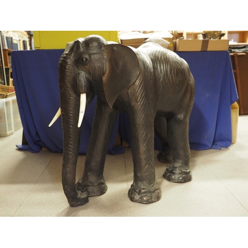 129 - A leather elephant, 29