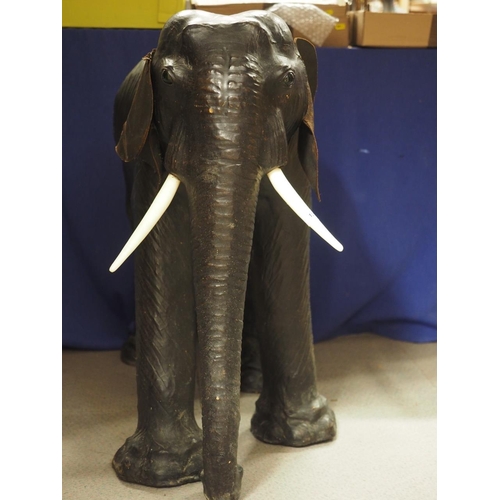 129 - A leather elephant, 29