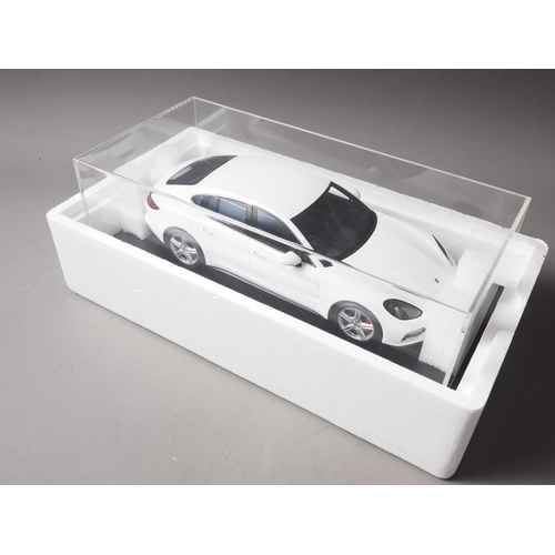 132 - A Sparkmodel die-cast 1:18 scale limited edition model Porsche Panamera Turbo, 935/1000, in box