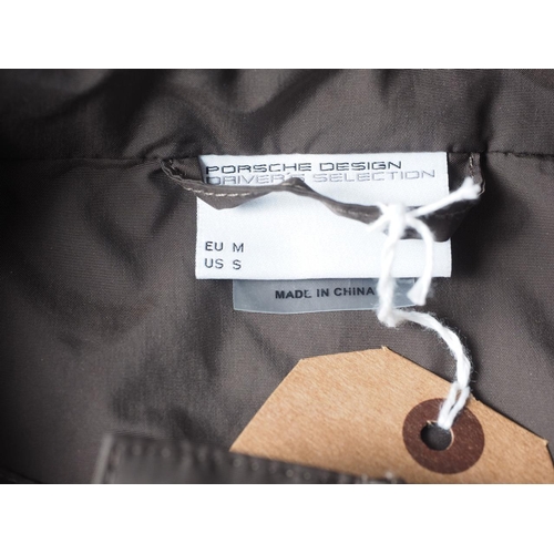 151 - A Porsche Design Driver's Selection brown-coloured polyester and nylon jacket, released during the W... 