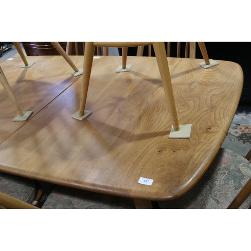 531 - An Ercol natural elm 