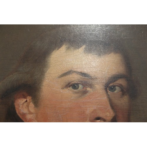 388 - A late 18th century English school oil on canvas portrait of Henry Whatton, 35