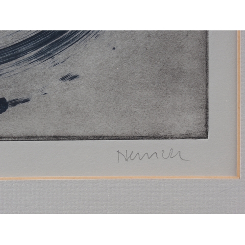 195 - Pam Newick: a limited edition drypoint etching, 