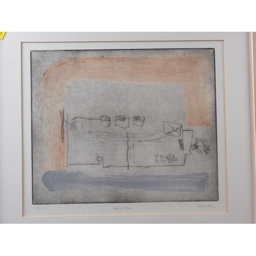 195 - Pam Newick: a limited edition drypoint etching, 