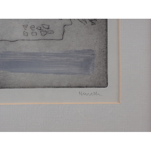 195 - Pam Newick: a limited edition drypoint etching, 