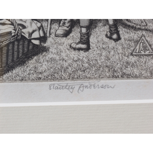 207 - Stanley Anderson RA RE CBE: a signed limited edition engraving, 