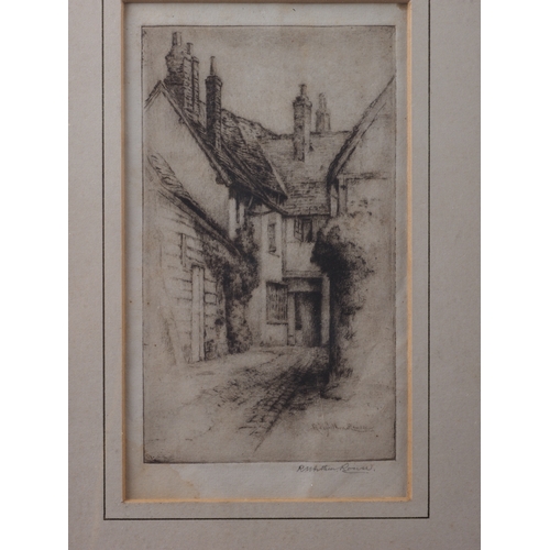 225 - A framed watercolour, Houses of Parliament, indistinctly signed and dated 1912, a watercolour sketch... 