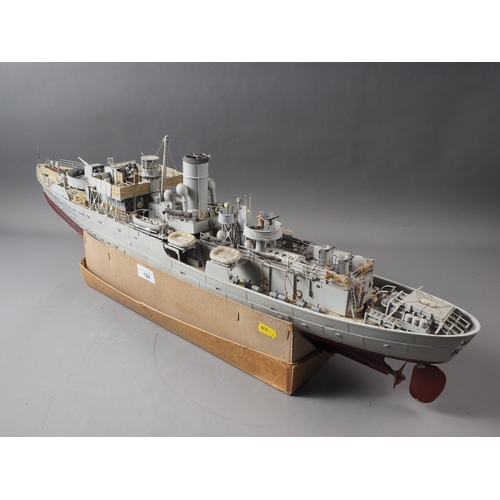 128 - A remote controlled model K89 HMS Guillemot patrol vessel, 34 1/2