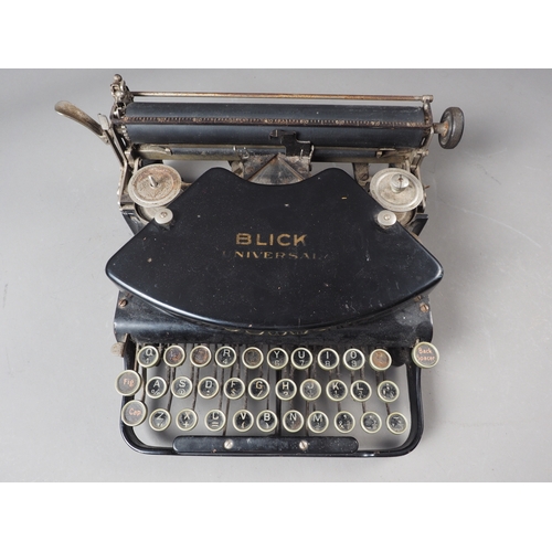 153 - A Blick Japanned typewriter