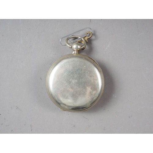 176 - An early 19th century silver cased pocket watch