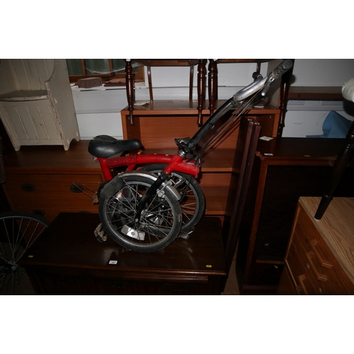 389 - A  Brompton folding bicycle