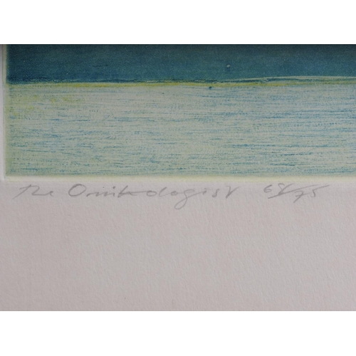 419 - Michael Oelman: three signed coloured etchings, 