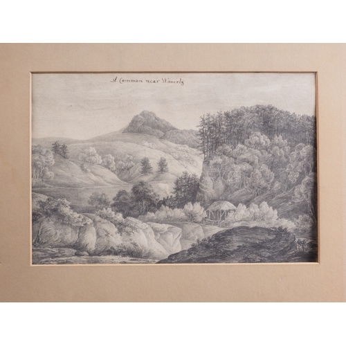 475 - A 19th century pencil study, 