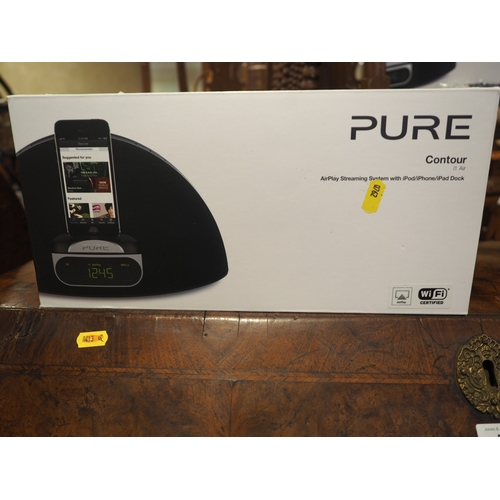 123 - A Pure Contour i1 air speaker, in original box