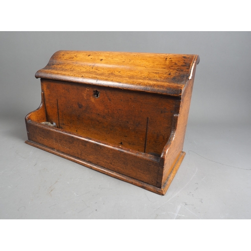 190 - A 19th century stationary cabinet with 