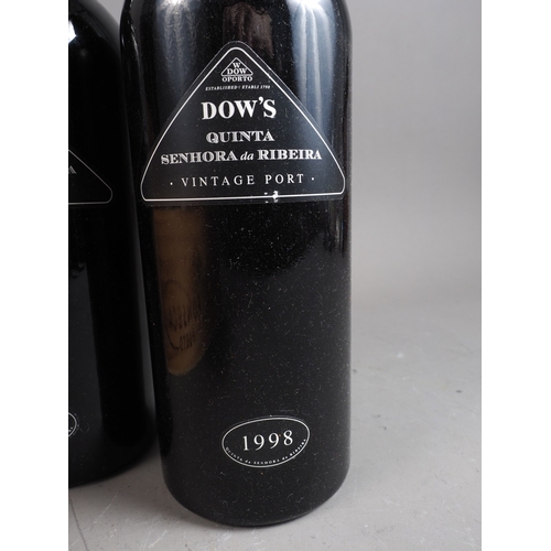 229 - Two bottles of Dow's 1998 vintage port and a bottle of Fonseca 1988 vintage port