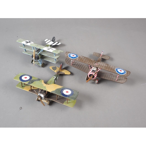 153 - Three Aviation Archive 1:48 scale models, limited edition, Sopwith Camel No 43 squadron with Certifi... 