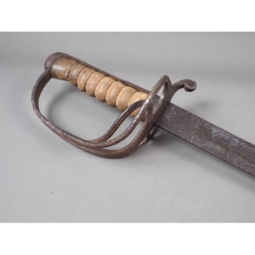 178 - A light cavalry officer's sword, reportedly previously belonging to Ian Fleming's father