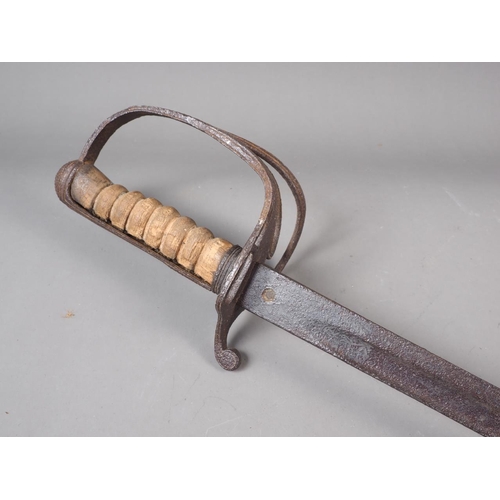 178 - A light cavalry officer's sword, reportedly previously belonging to Ian Fleming's father