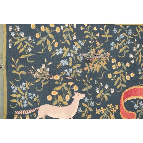 200 - A Jacquard woven tapestry panel, 