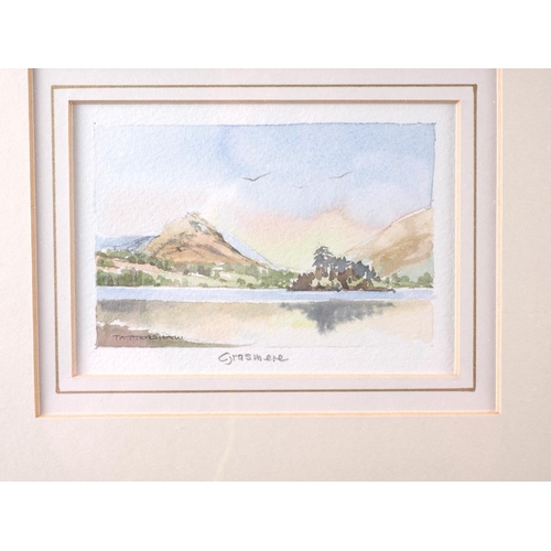 368 - S Miller: three watercolour studies, Whitehaven harbour, largest 10 1/2