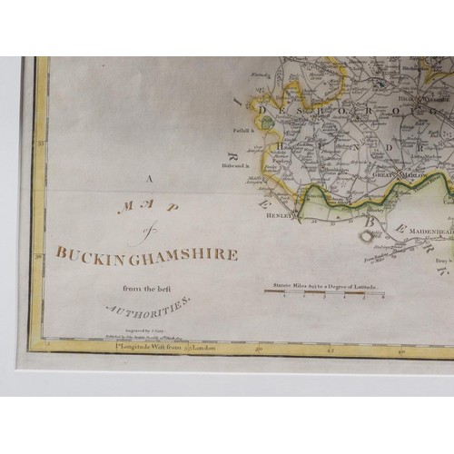 347 - William Kip, after Christopher Saxton: a late 17th century hand-coloured map of Northampton, Robert ... 