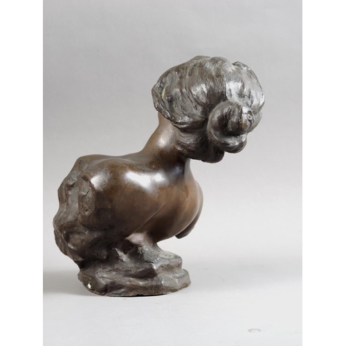 127 - G Renda: a late 19th century bronze figure, 