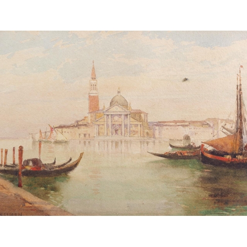 375 - A 19th century watercolour of Venice, 6