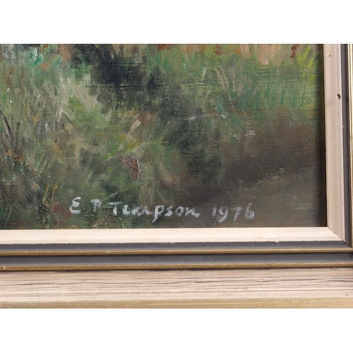 405 - E P Timpson: 1976: oil on board, 