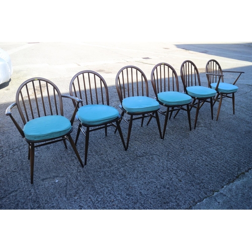 502 - A set of six Ercol 