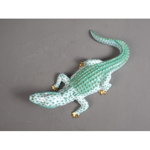 1 - A Herend crocodile, 8