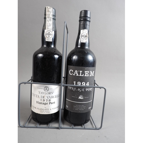 175 - A bottle of Calem 1994 vintage port and a bottle of Taylors Quinta De Vargellas 1976 vintage port