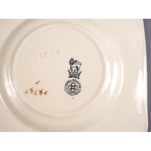 65 - A Royal Doulton series ware 