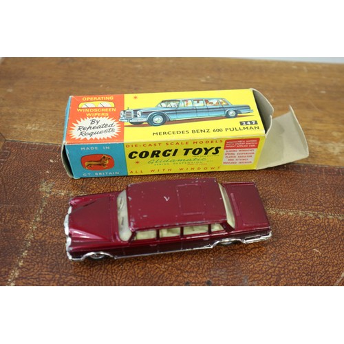 158 - A Corgi Toy Avengers set, boxed (some losses), a Corgi Volkswagen 1200 in East African Safari Trim, ... 