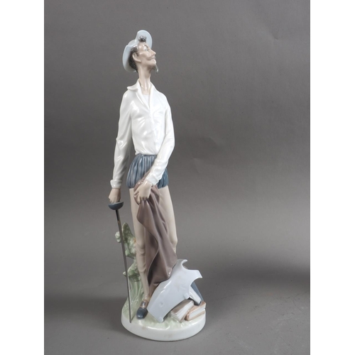 13 - A Lladro figure of Don Quixote, 11 1/2