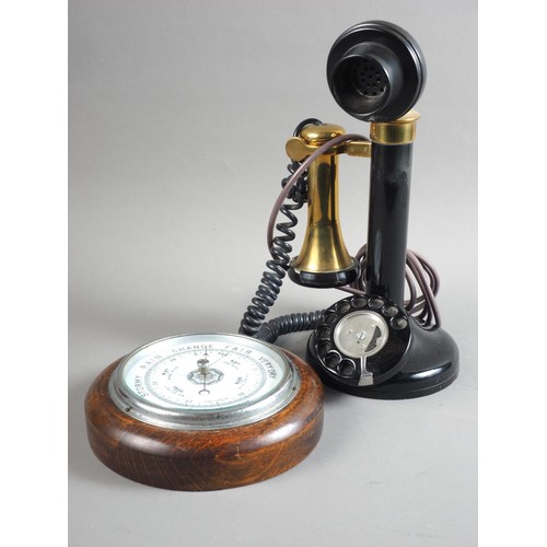 98 - A 19th century W & T Avery brass balance, on mahogany stand, fitted drawer, 15