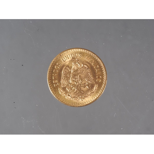 293 - A Mexican 10 pesos gold coin, 8.3g