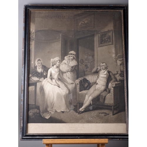 320 - After Singleton: 18th century stipple engraving, 